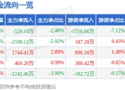 股票行情快报：恒辉安防（300952）3月25日主力资金净卖出529.14万元