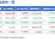 汇洲智能（002122）3月26日主力资金净买入6070.34万元