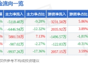 股票行情快报：兴森科技（002436）3月31日主力资金净卖出5118.40万元
