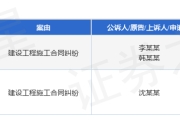 中建四局作为被告/被上诉人的2起涉及建设工程施工合同纠纷的诉讼将于2025年5月6日开庭