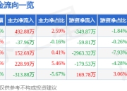 新致软件（688590）5月7日主力资金净买入492.88万元