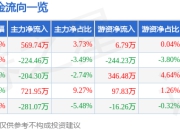 中闽能源（600163）7月2日主力资金净买入569.74万元