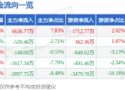 铜冠铜箔（301217）7月3日主力资金净买入6636.77万元