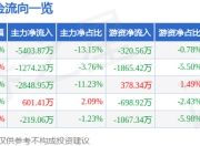 润达医疗（603108）7月14日主力资金净卖出5403.87万元
